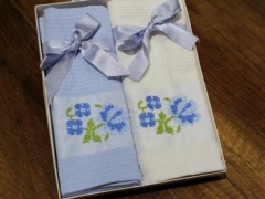 Bedding - Vesna Embroidered Cotton Satin Double Duvet Cover Set 100331465 - Turkey