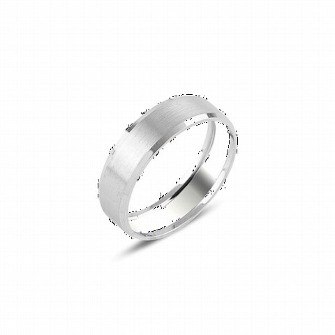 Wedding Ring - Plain 925 Sterling Silver Wedding Ring 100347190 - Turkey