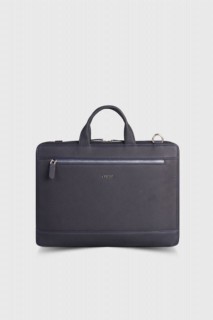 Briefcase & Laptop Bag - Guard Navy Blue Leather Special Edition Laptop and Briefcase 100345600 - Turkey