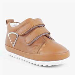 Shoes - Chaussures pour tout-petit en cuir véritable Tabac First Step 100316945 - Turkey