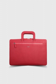 Briefcase & Laptop Bag - Guard Red Leather Briefcase and Laptop Bag 100345624 - Turkey