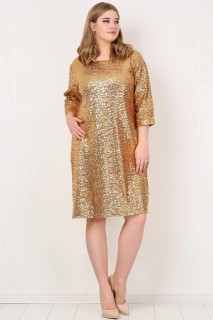 Short evening dress - Mini robe de soirée pailletée grande taille 100276235 - Turkey