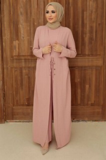 Overalls - Powder Pink Hijab Overalls 100339217 - Turkey