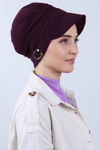 Hat-Cap Style - Bonnet à Boucle Prune - Turkey