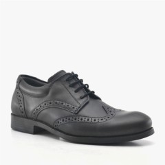 Classical - Chaussures classiques pour enfants en cuir véritable noir Titan 100278639 - Turkey