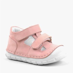 Babies - حذاء  جلد طبيعي وردي فاتح صيفي خطوة أولى 100352438 - Turkey