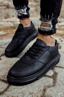 Shoes - Black Sole Men's Shoes BLACK 100342009 - Turkey
