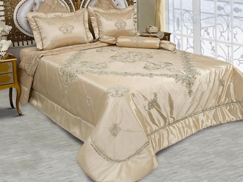 Bedding - Dowry Land Ellipse Double Duvet Cover Set Green 100332405 - Turkey
