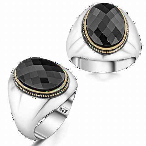 Zircon Stone Rings - خاتم فضة عادي بحجر الزركون 100350299 - Turkey