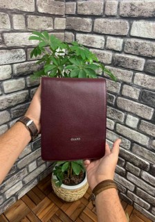 Briefcase & Laptop Bag - حقيبة كتف جارد جلد أحمر كلاريت 100345394 - Turkey