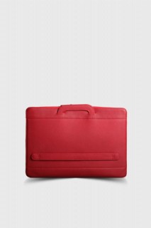 Guard Red Leather Briefcase and Laptop Bag 100345624