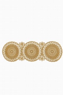 Anglez Cord Embroidered Lux â€‹â€‹Midi Runner Gold 100260010