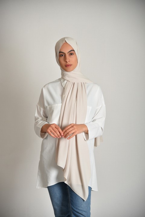 Woman Bonnet & Hijab - Medina Shawl Fall Green Color 100255113 - Turkey