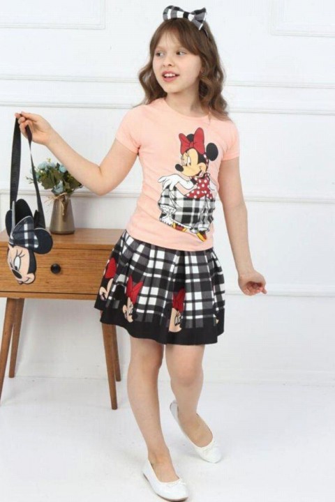 Outwear - Sac fille Minnie Mouse tailleur jupe saumon 100326834 - Turkey