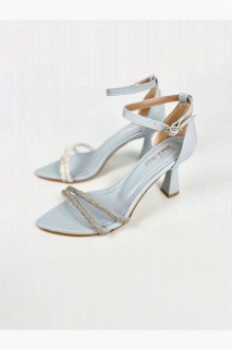 Sage Baby Blue Heeled Shoes 100344184