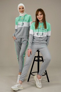 Lingerie & Pajamas - طقم بدلة رياضية نسائية بتفاصيل حروف 100325923 - Turkey