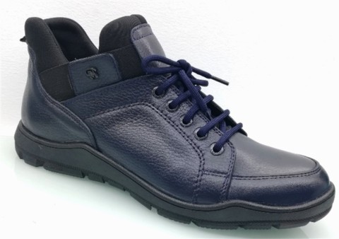 Shoes - COMFOREVO BOOTS - RLX NAVY BLUE - MEN'S BOOTS,Leather Shoes 100325279 - Turkey