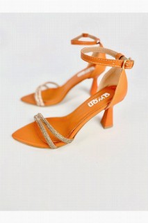 Sage Orange Heeled Shoes 100344183