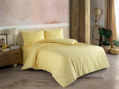 Bedding - Dowry Land Ellipse Double Duvet Cover Set Yellow 100332395 - Turkey