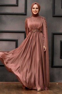 Evening & Party Dresses - كوبر فستان سهرة حجاب 100336892 - Turkey