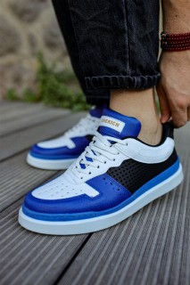 Shoes - Men's Shoes SAX BLUE/WHITE/BLACK 100342074 - Turkey
