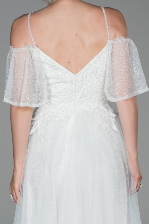 Evening Dress Long Stone Tulle Engagement Dress 100296838