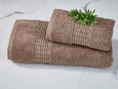 Bathroom - Ensemble de peignoir familial 100 % coton brodé Scar Blanc Lilas 100329276 - Turkey