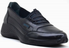 Woman -  أسود - حذاء نسائي، حذاء جلد 100325210 - Turkey