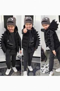Boy Inflatable Vest and Beret Dino 4-pack Gray Tracksuit Suit 100344658