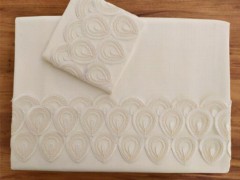 Dowry Land French Guipure Ruveyda Duvet Cover Set 6 Pieces Cream 100344845