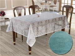 Home Product - Knitted Board Patterned Chimney Table Spring Turquoise 100259248 - Turkey