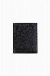Wallet - Goldies Black Leather Men's Wallet 100345312 - Turkey