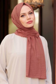 Other Shawls - Châle Hijab Terre Cuite 100339361 - Turkey