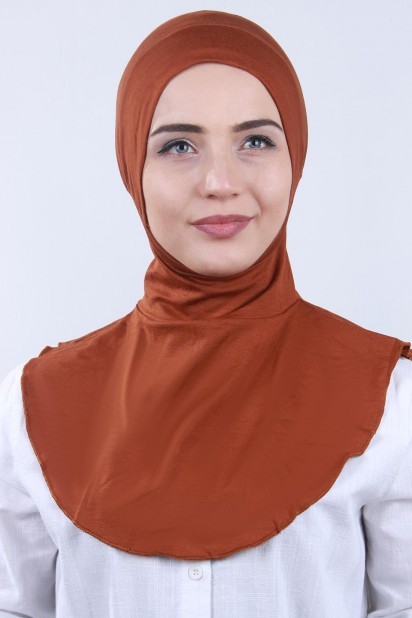 Woman Hijab & Scarf - Neck Bone Cinnamon 100293525 - Turkey