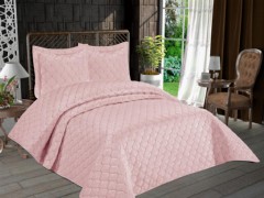 Dowry Bed Sets - Couvre-lit double matelassé Lisbon Poudre 100330334 - Turkey