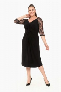 Plus Size - Plus Size Evening Dress 100276116 - Turkey