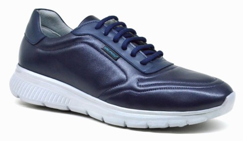 Shoes - SHOEFLEX COMFORT - NAVY BLUE - MEN'S SHOES,Leather Shoes 100352507 - Turkey