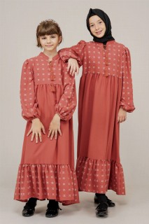Daily Dress - فستان بناتي صغير مزين بشراشيب 100352560 - Turkey