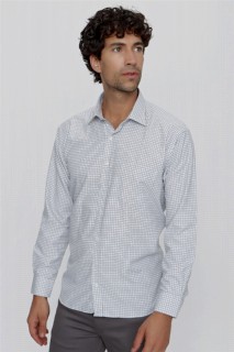Men's Black Como Plaid Check Regular Fit Comfy Cut Shirt 100351023