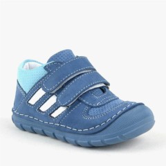 Genuine Leather Navy Blue First Step Baby Boys Shoes 100316952
