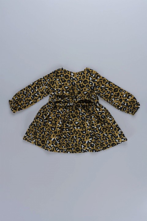 Girl Leopard Patterned Dress 100342722