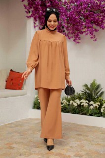 Outwear - Biscuit Hijab Suit Dress 100340114 - Turkey