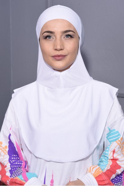 Woman Hijab & Scarf - Neck Collar Hijab White 100285403 - Turkey