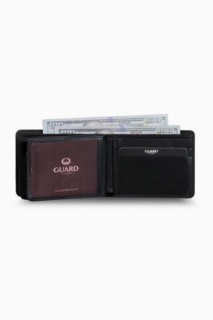 Black Croco Genuine Leather Men's Wallet 100346241
