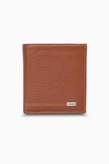 Leather - Taba Multi-Compartment Mini Leather Men's Wallet 100345702 - Turkey