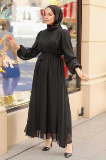 Clothes - فستان حجاب أسود 100341722 - Turkey