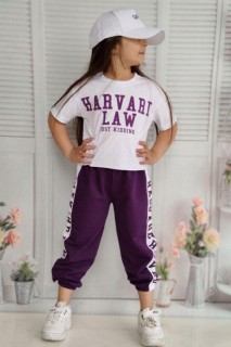 Tracksuits, Sweatshirts - Girls Sports Cap Purple Tracksuits 100326756 - Turkey