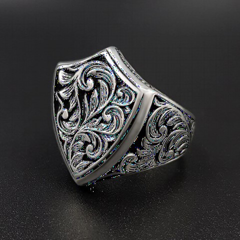 Kalkan Model Handcrafted Silver Ring 100350213