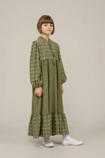 Young Girl Tassel Detailed Pompom Dress 100352558
