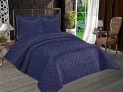 Dowry Bed Sets - Couvre-Lit Double Matelassé Lisbon Bleu Marine 100330333 - Turkey